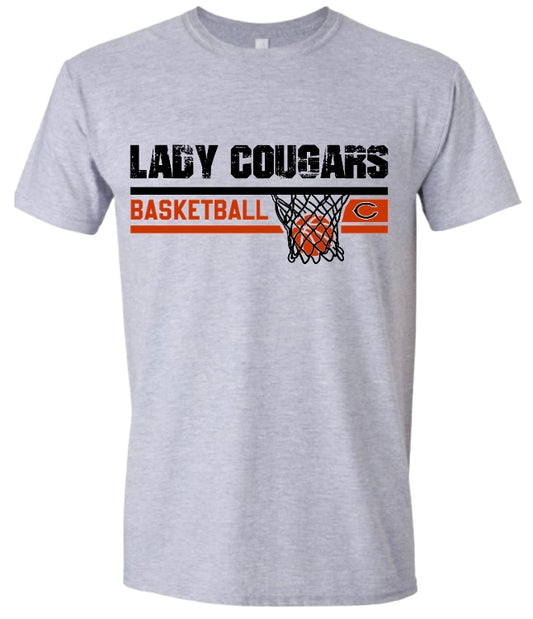 Lady Cougars Logo C Tshirt