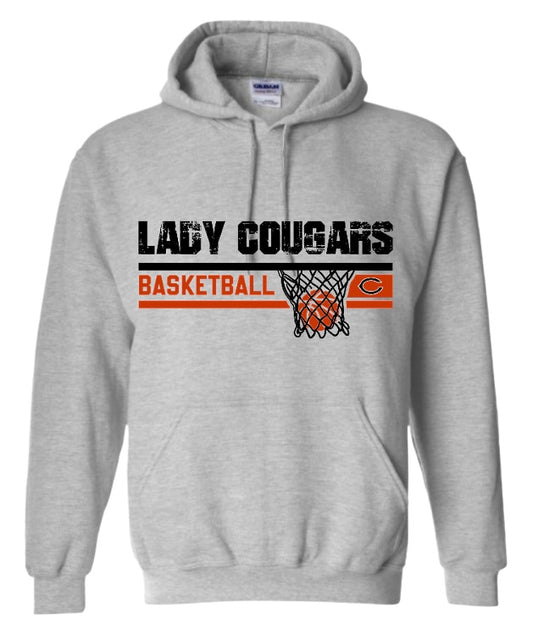 Lady Cougars Logo C Hoodie