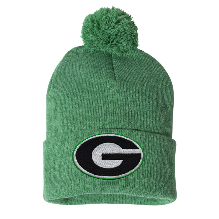 Logo G Embroidered Patch Beanie