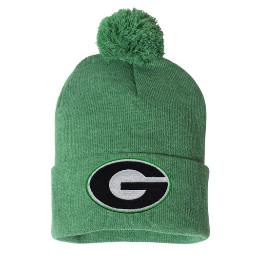 Logo G Embroidered Patch Beanie