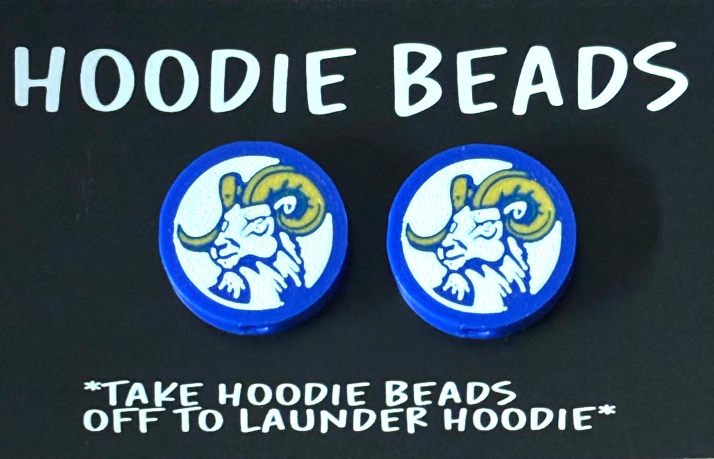 Ram Logo Hoodie Beads