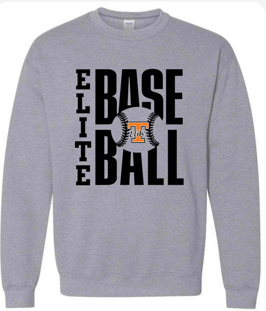 Elite Logo in Baseball Sweatshirt
