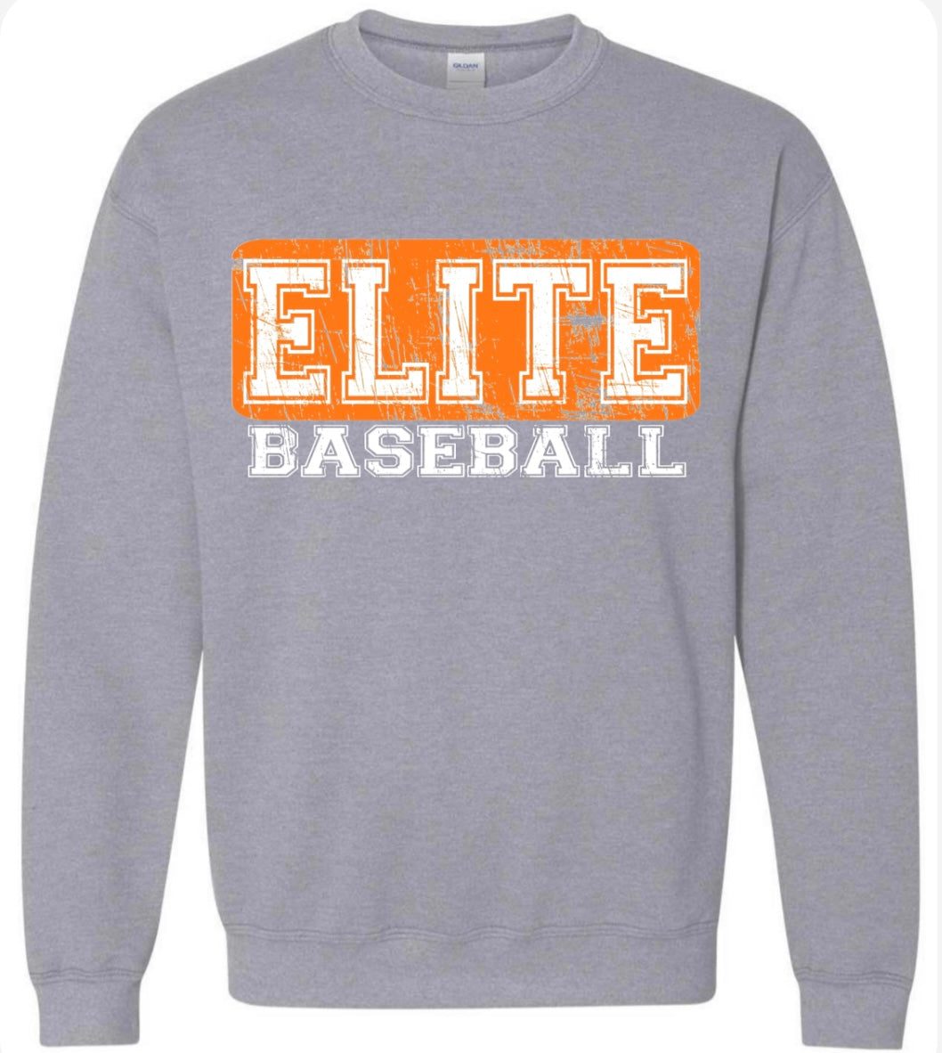 Distressed Elite Baseball Sweatshirt
