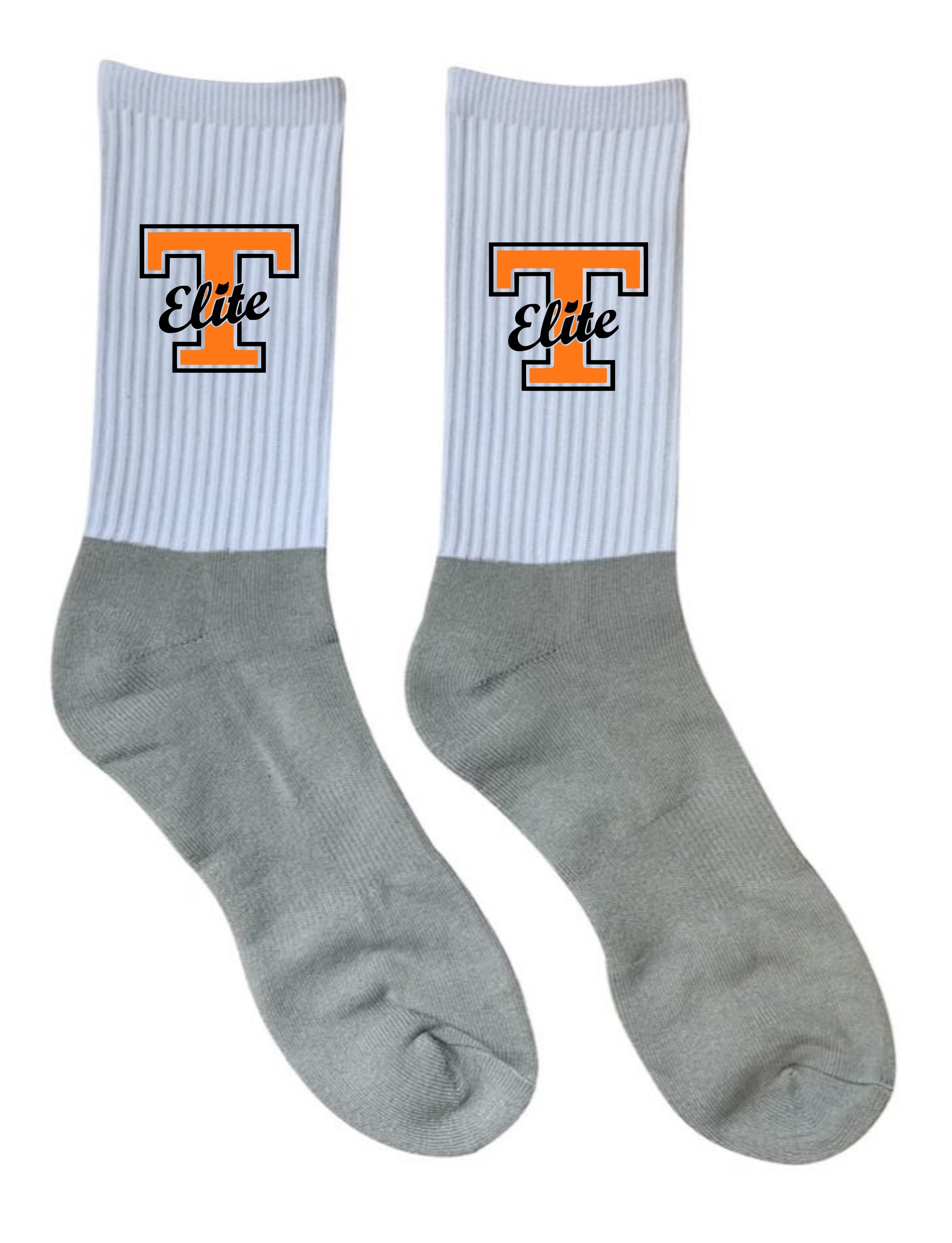 Sock T T Elite Logo Athletic Socks – Polkadot Sky Studio