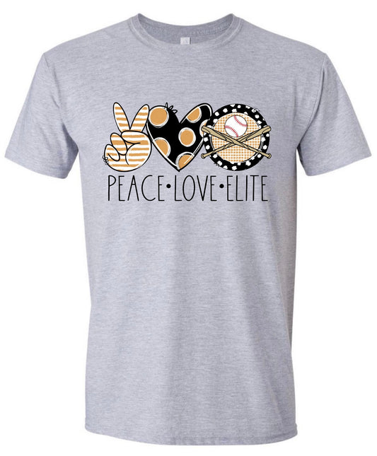 Peace Love Elite Tshirt