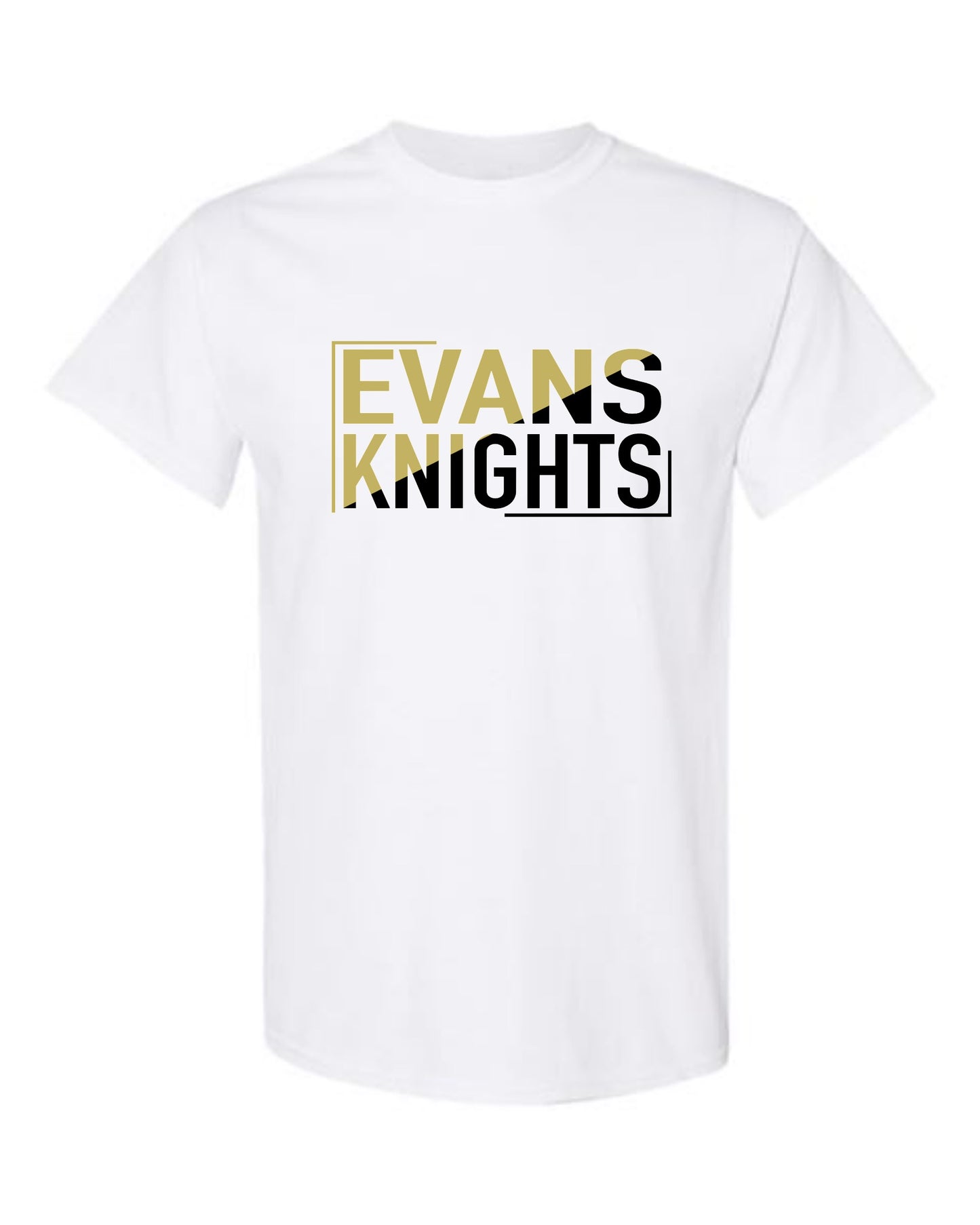 Evans Knights Split Color Tshirt