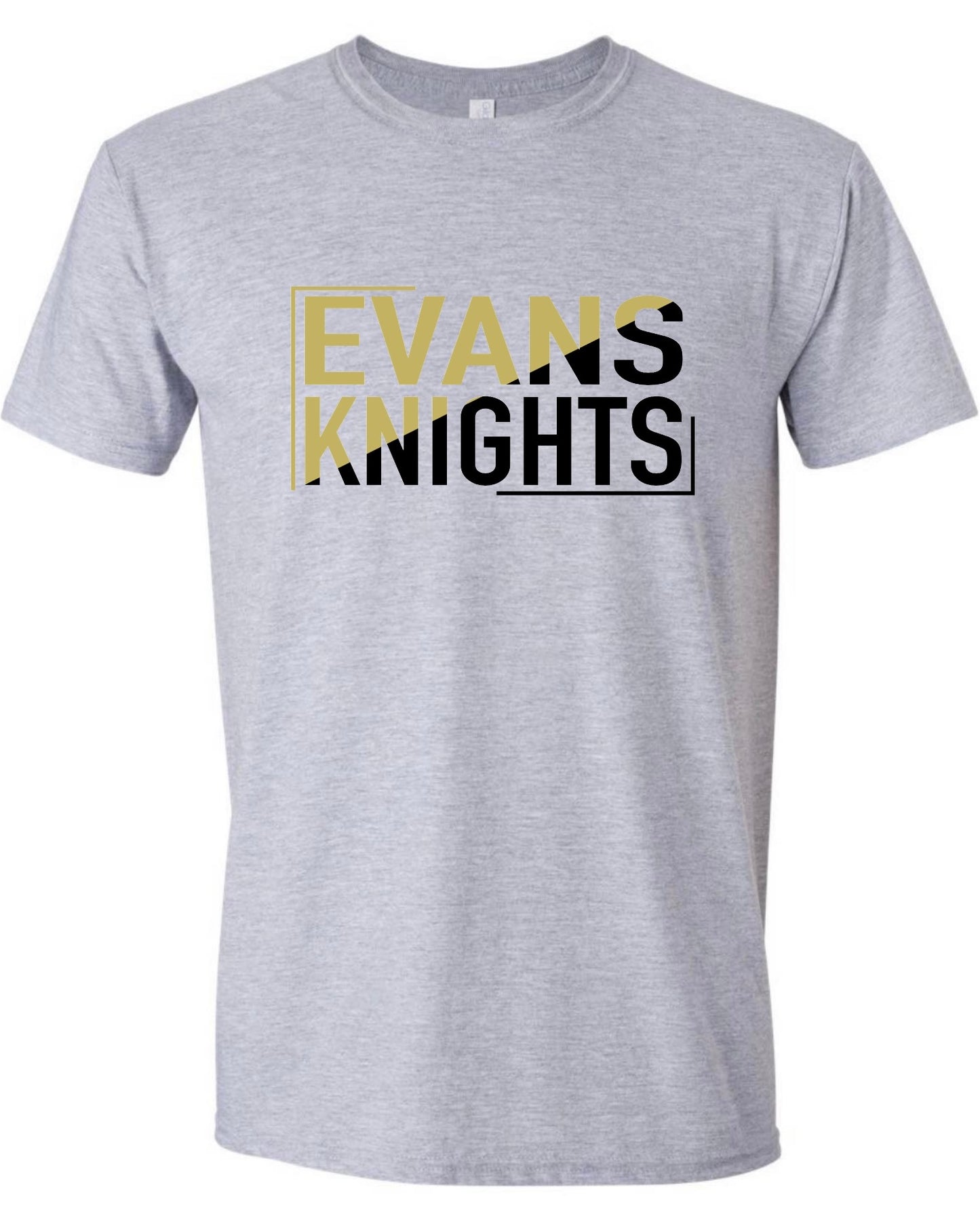 Evans Knights Split Color Tshirt