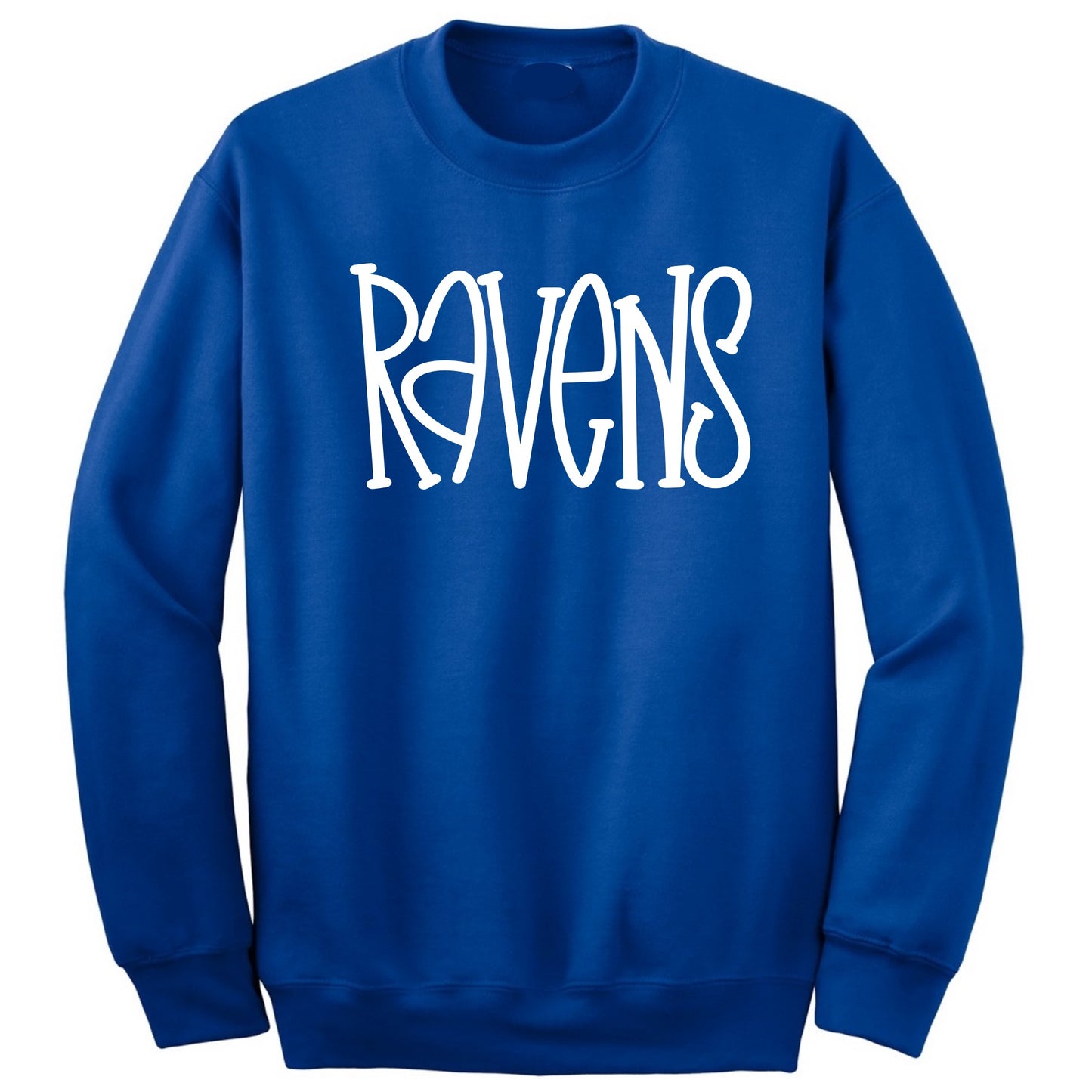 Ravens Quirky Font Sweatshirt