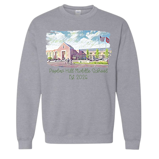 Poplar Hill Watercolor Sweatshirt