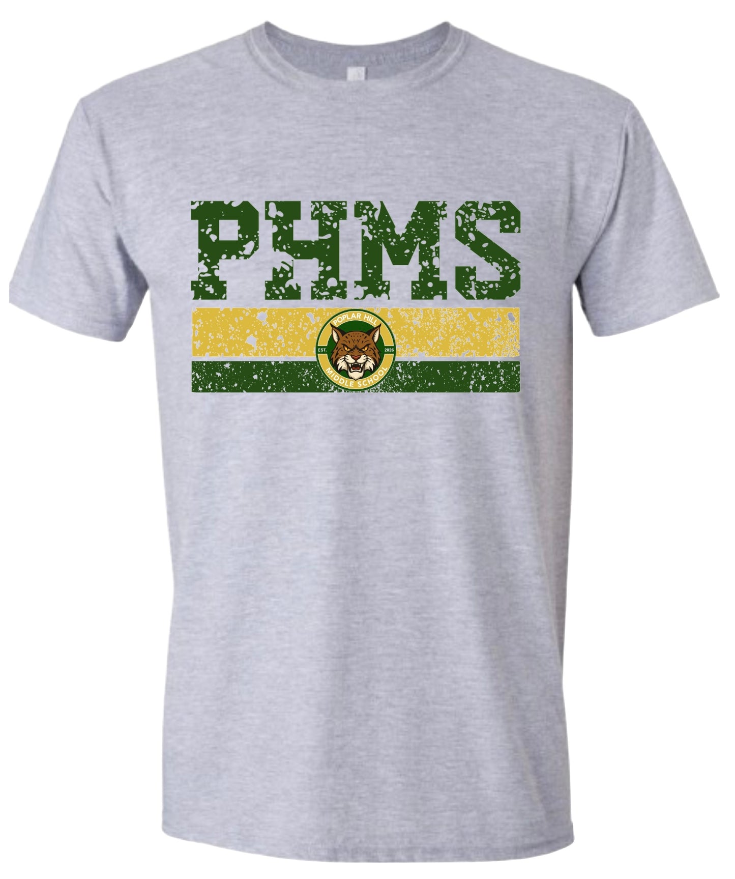 PHMS Distressed Logo Tshirt