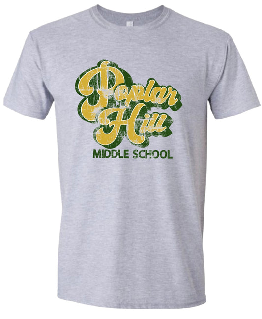 Poplar Hill Retro Distressed Tshirt