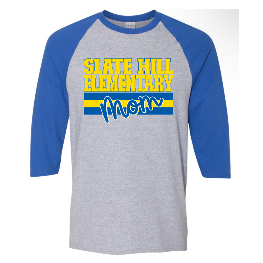 Slate Hill Elementary Mom Raglan