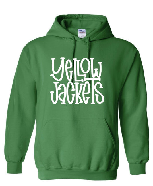 Yellow Jackets Quirky Hoodie