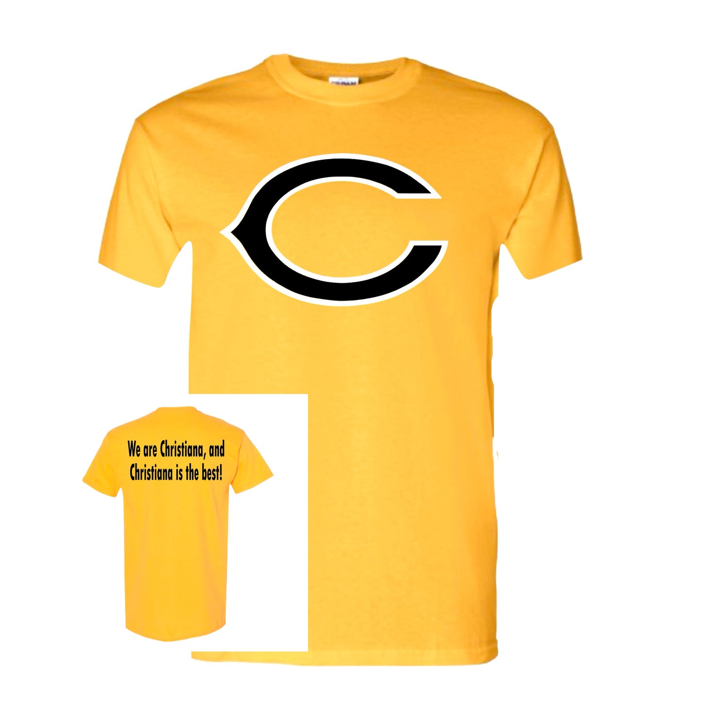 Logo C Golden Yellow Tshirt