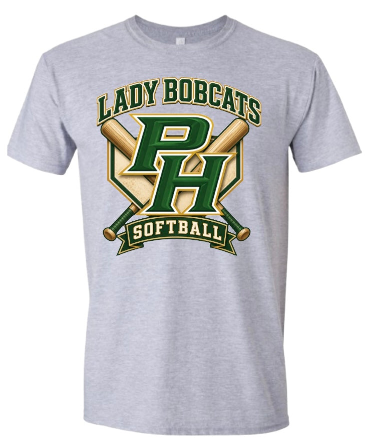 Lady Bobcats Softball Tshirt