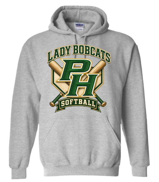 Lady Bobcats Softball Hoodie