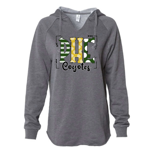 PHE Doodle Vneck Hoodie
