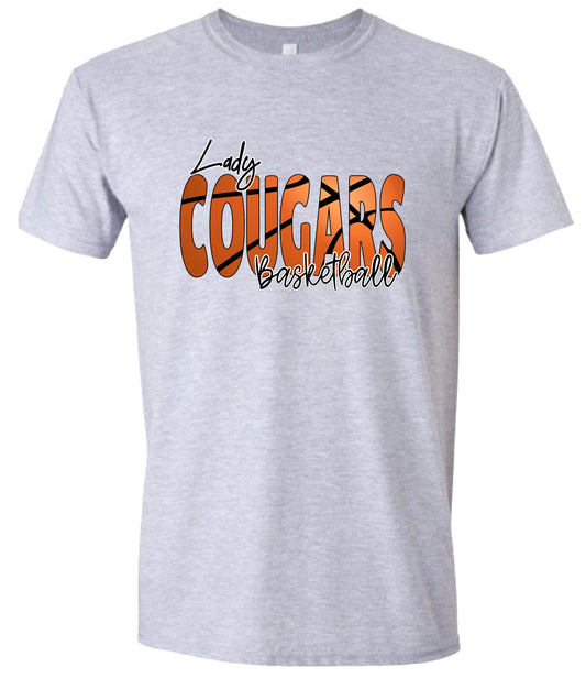 Lady Cougars Basketball Tshirt