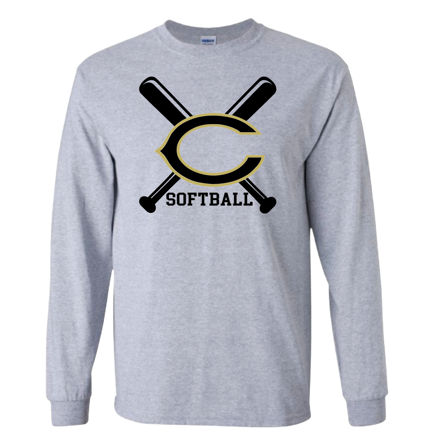 Logo C Double Bat Softball Longsleeve tshirt