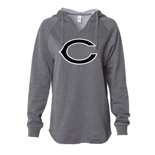 **LIMITED EDITION** Logo C Ladies Vneck Hoodie