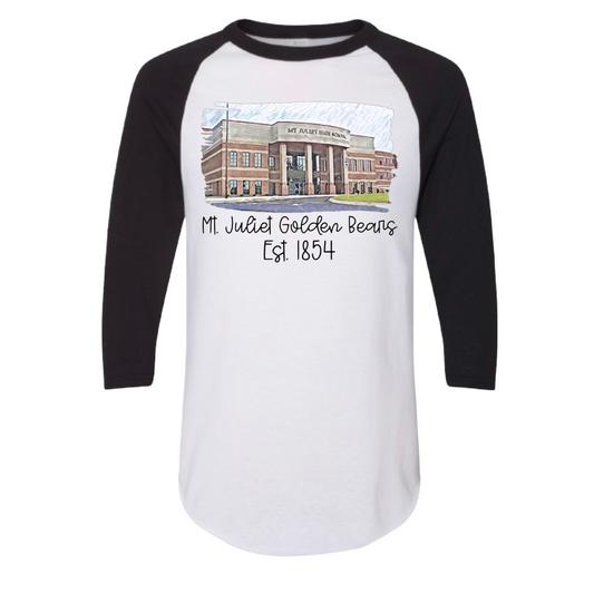 Mt. Juliet High School Watercolor Raglan