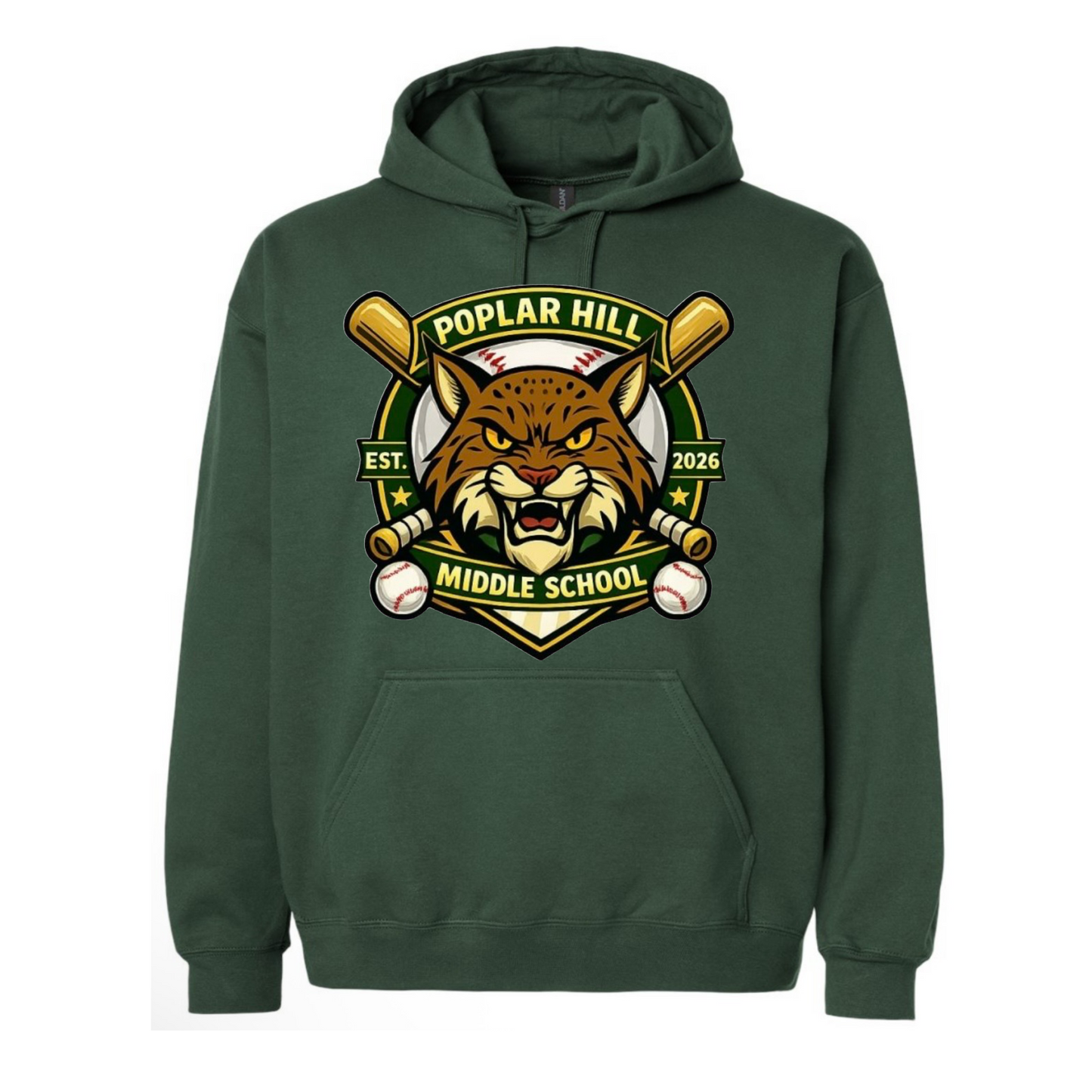 PHMS Baseball Logo Hoodie