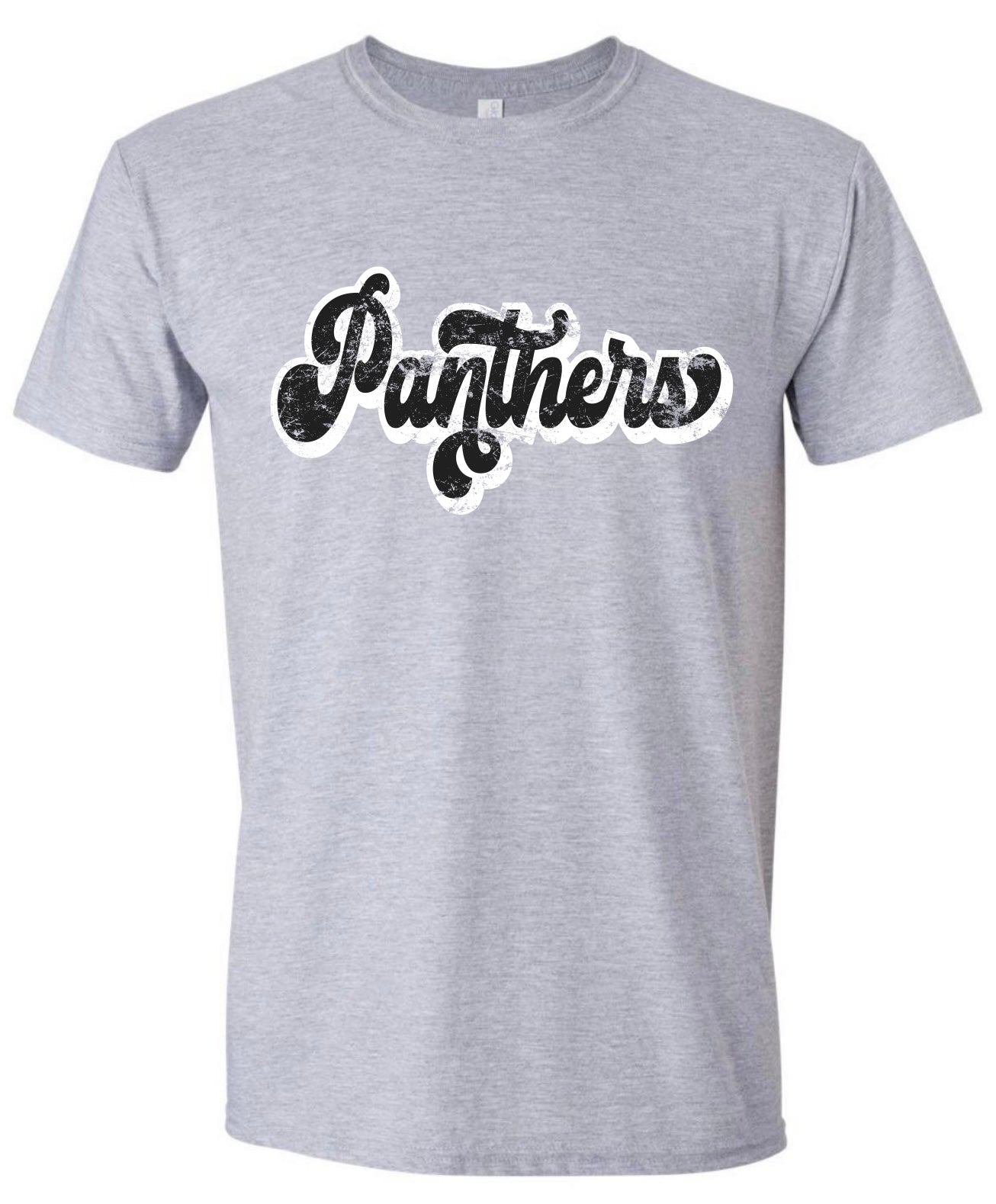 Distressed Panthers Flair Tshirt