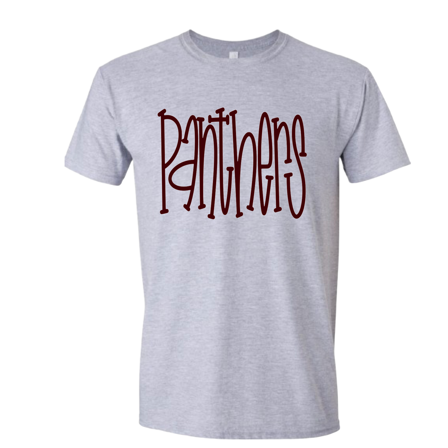 Panthers Quirky Font Tshirt