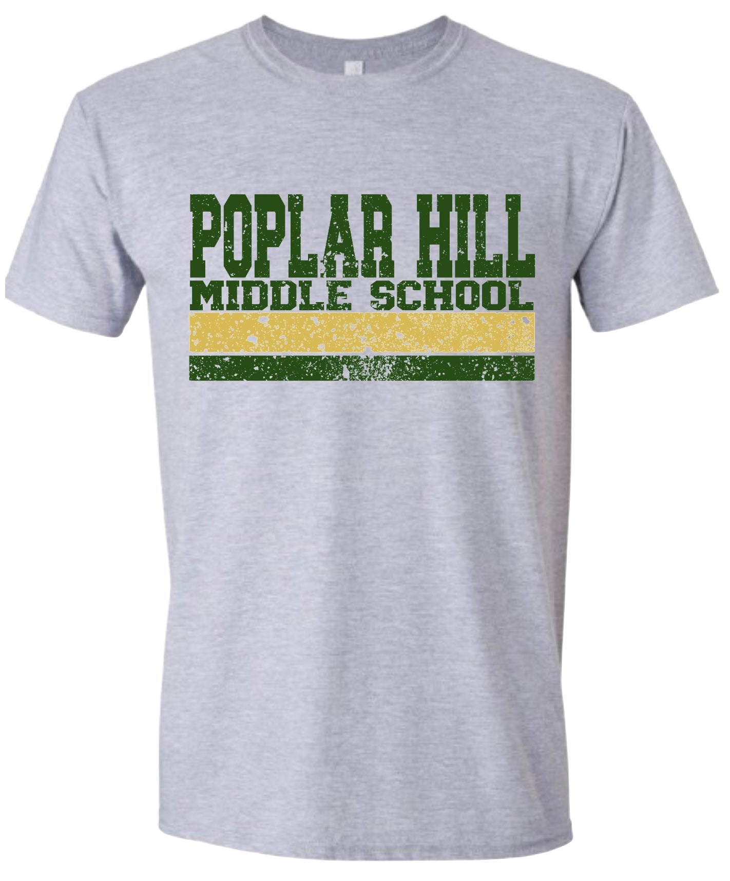 Poplar Hill Middle Varsity Distressed Tshirt