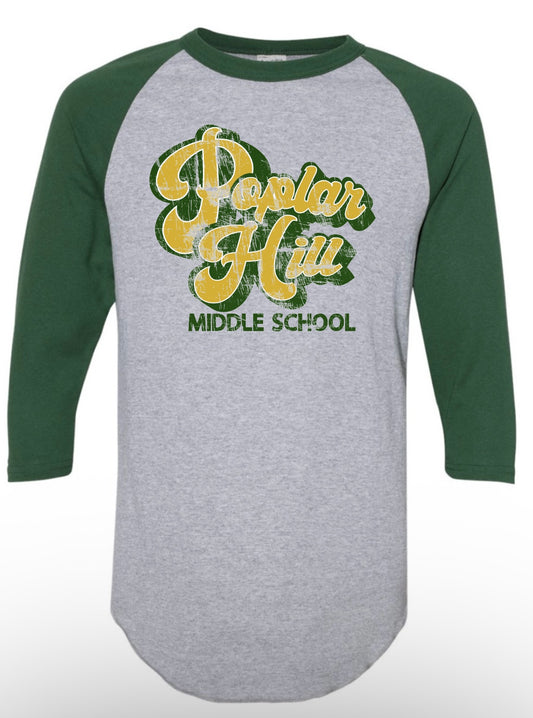 Poplar Hill Retro Distressed Raglan