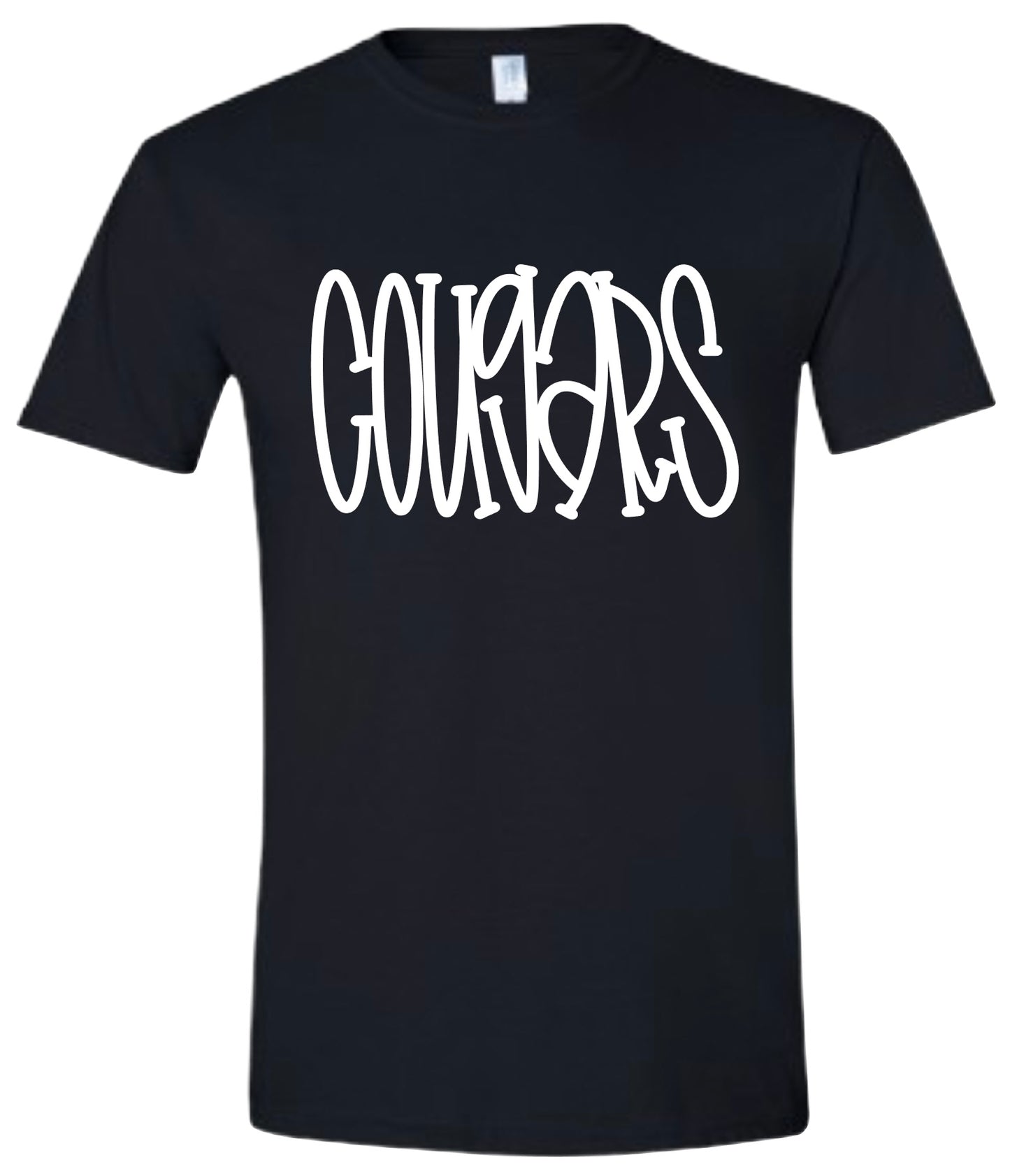 Cougars Quirky Font Tshirt