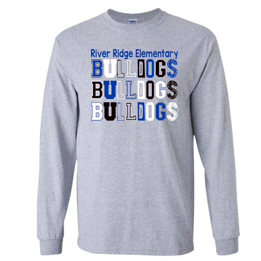 River Ridge Bulldogs Variety Longsleeve Tshirt