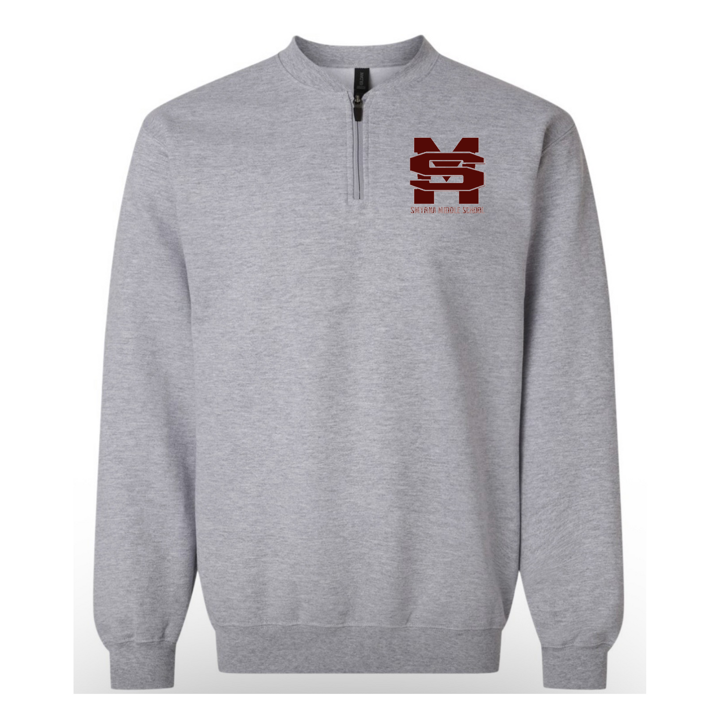 **LIMITED EDITION** Smyrna Logo Quarter Zip Crewneck