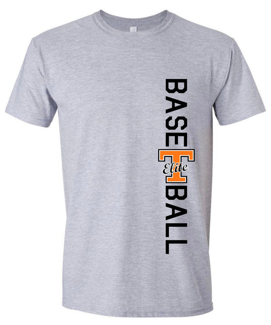 TN Elite Logo Vertical Baseball Tshirt