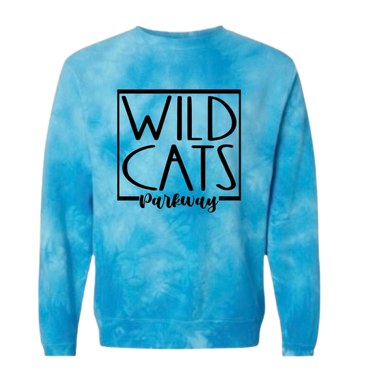 **Limited Edition** Tie Dye WILDCATS sweatshirt