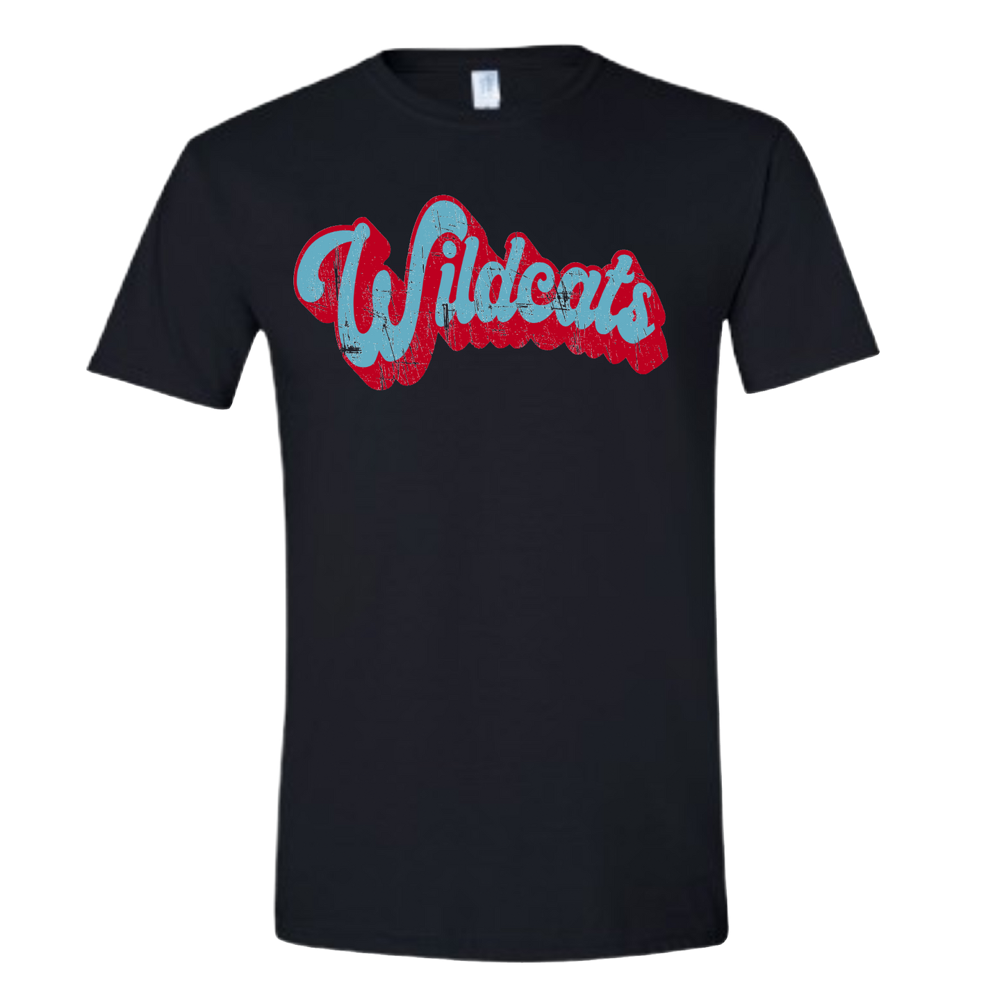 Retro Distressed Wildcats Tshirt