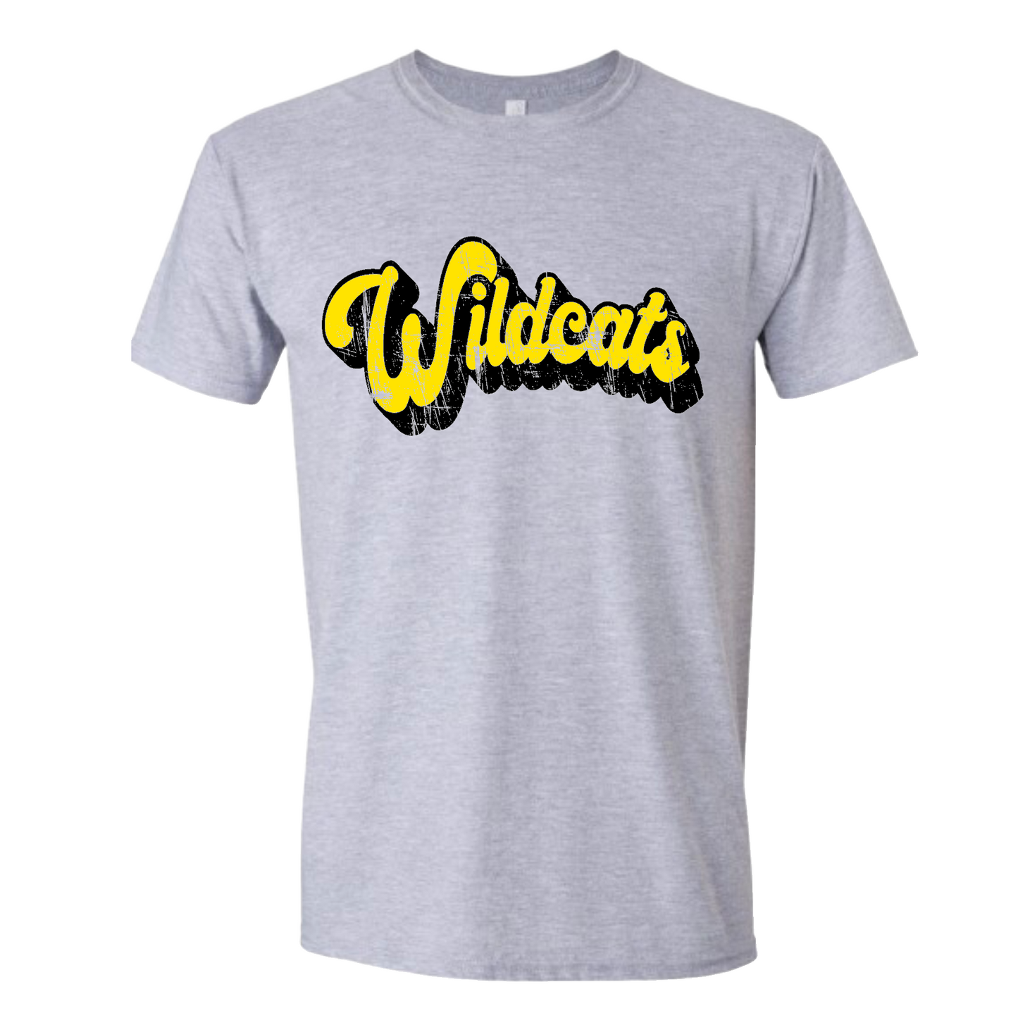 Wildcats Retro Distressed Tshirt