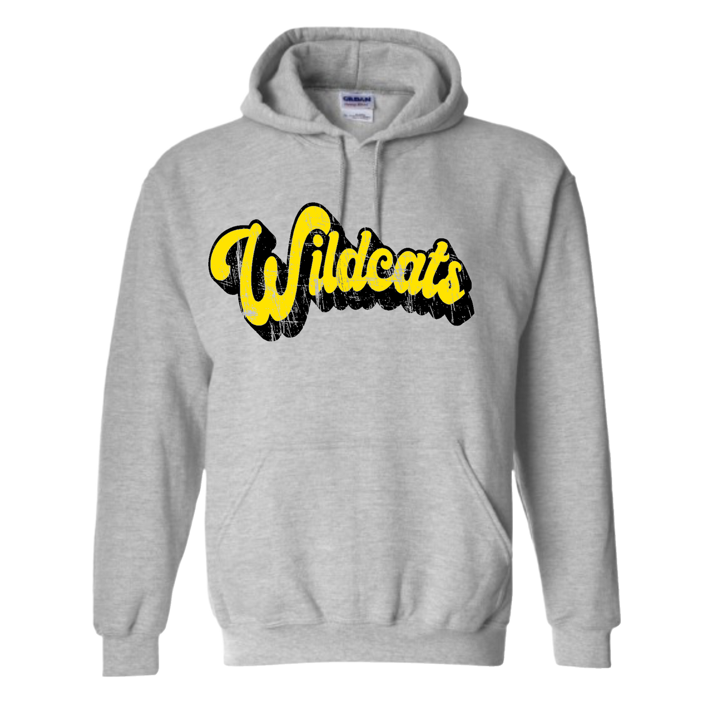Wildcats Retro Distressed Hoodie