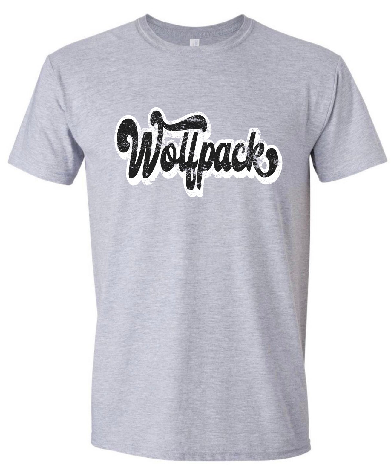 Distressed Wolfpack Flair Design