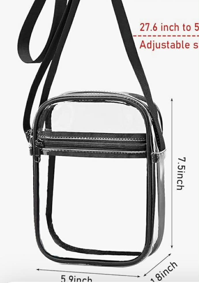 Clear Stadium Crossbody Bag