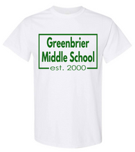 Load image into Gallery viewer, Greenbrier Middle Box est. Tshirt
