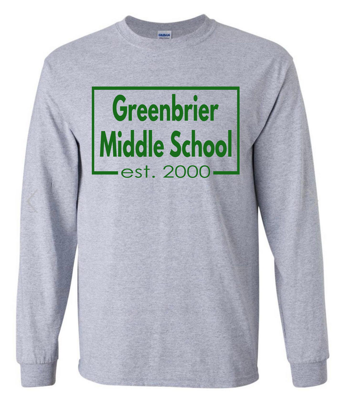 Greenbrier Middle School Est. Box Design Tshirt