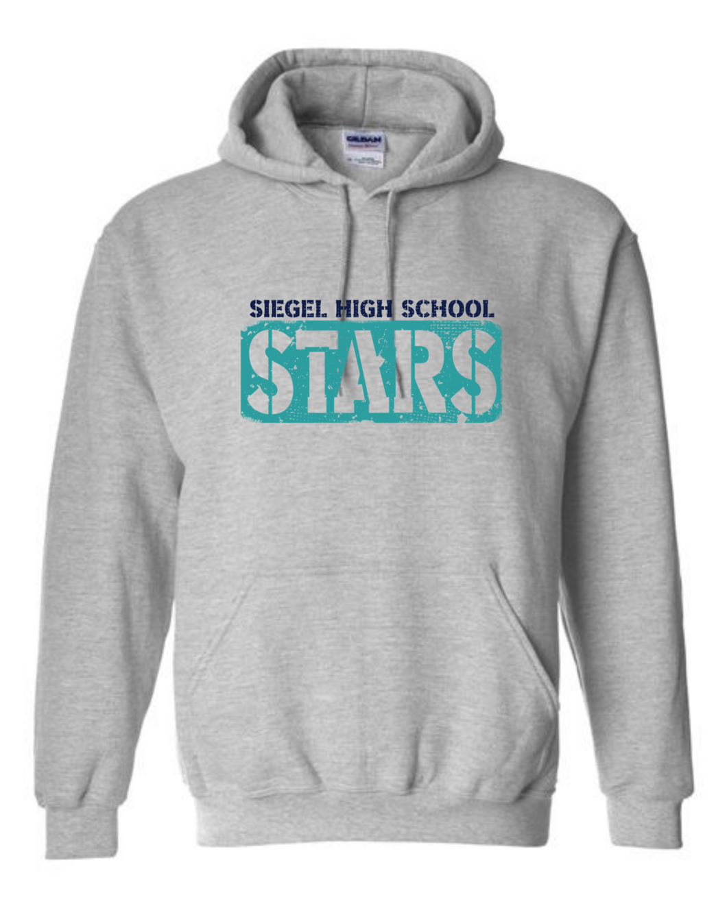 Siegel High School Stars Stencil Hoodie