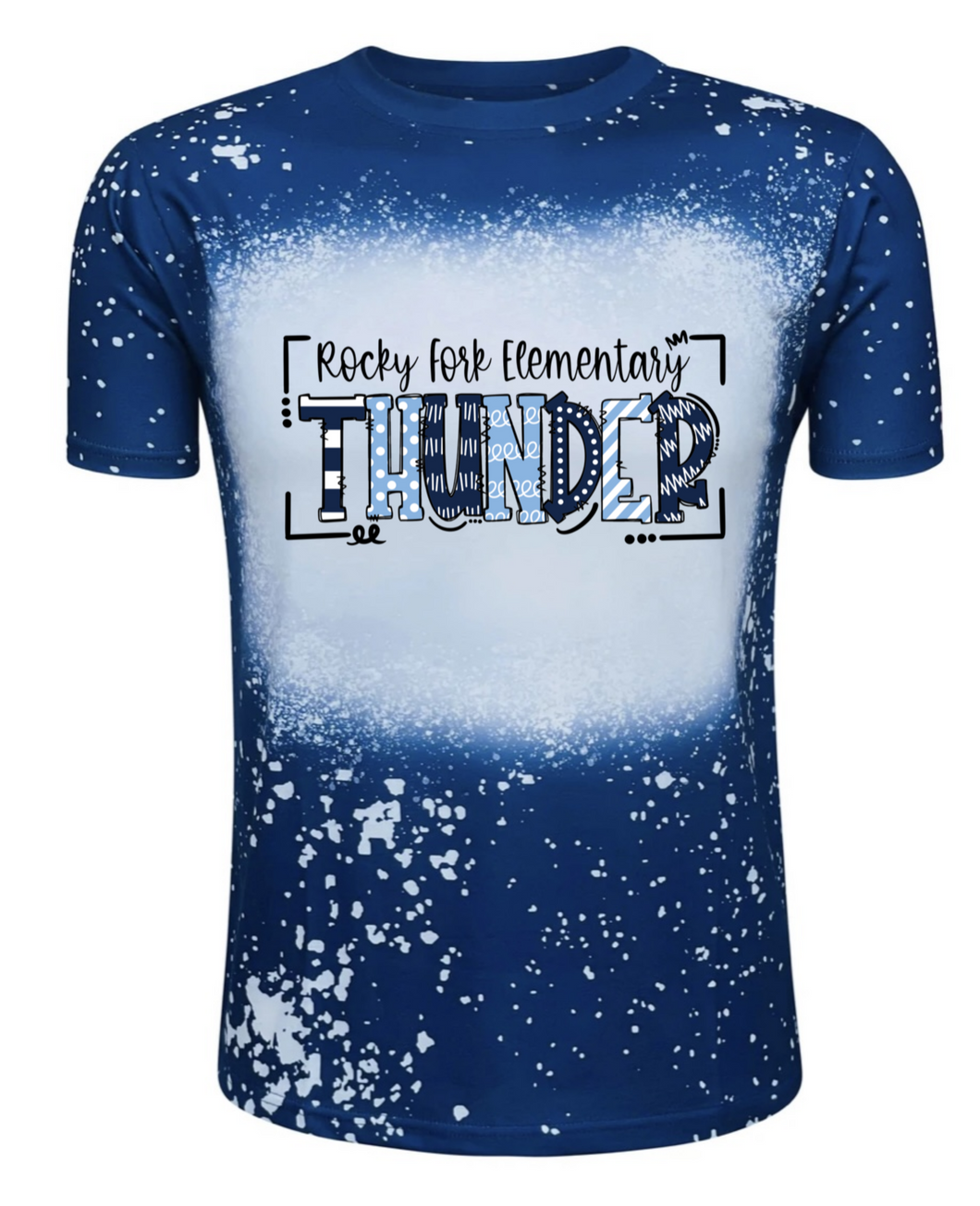 Rocky Fork Elementary Thunder Bleached Tshirt  *Limited Edition*
