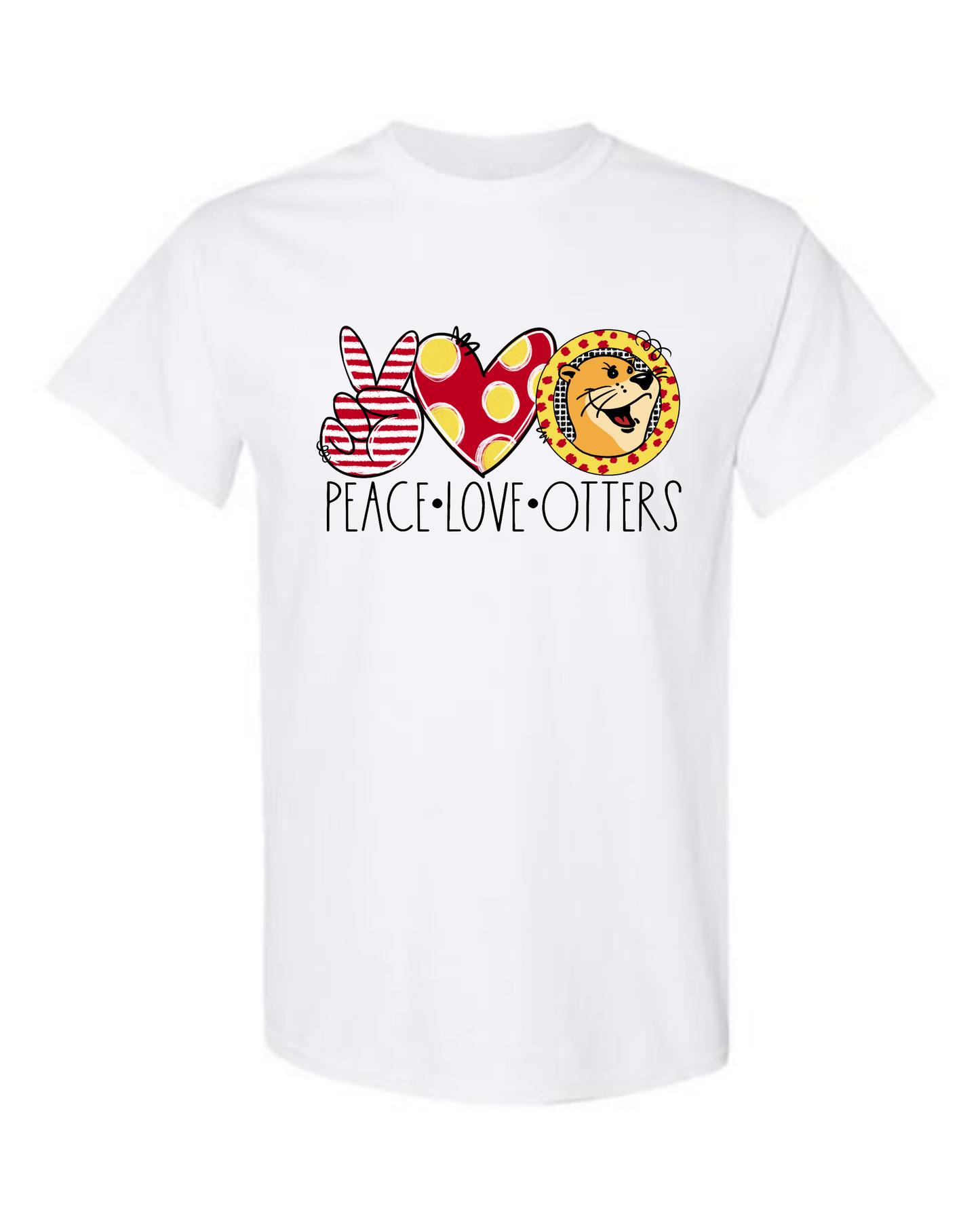 Peace Love Otters T-shirt