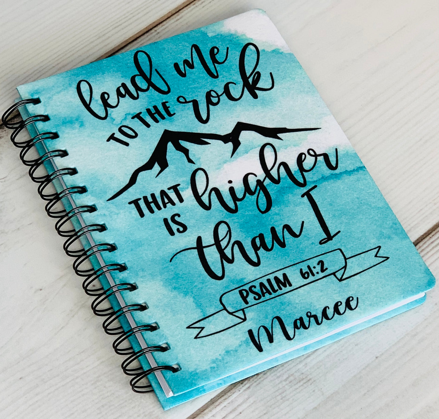 Lead Me To The Rock personalized journal