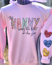 Load image into Gallery viewer, She Wears Her Heart On Her Sleeve Longsleeve Tshirt
