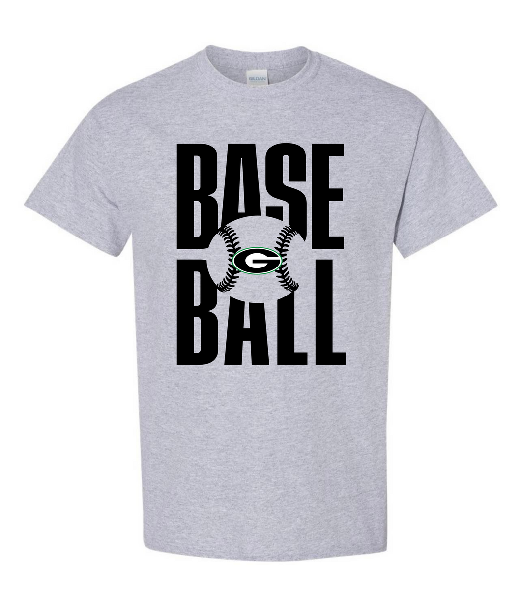 Pack Logo Stacked Baseball Design Tshirt