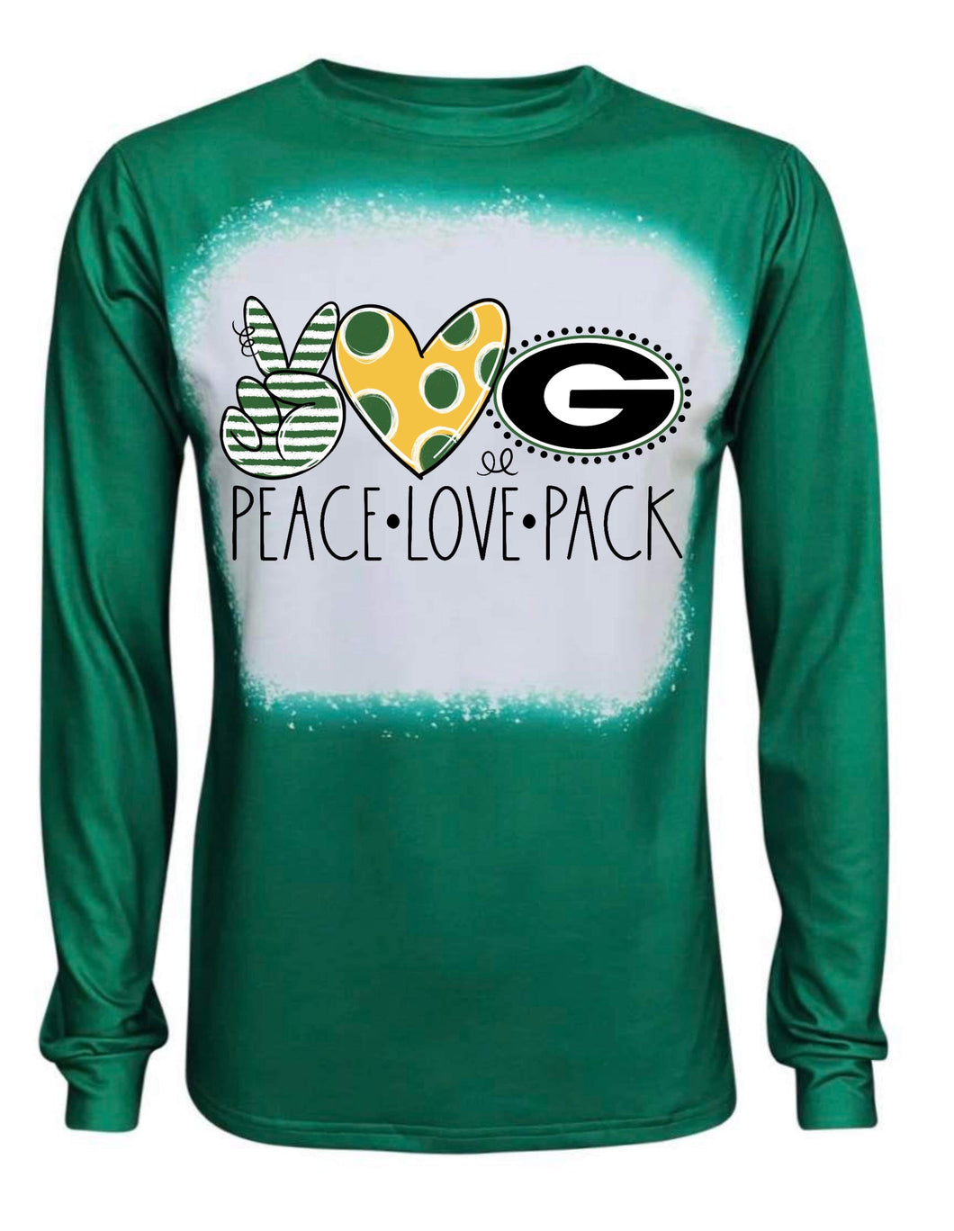 **LIMITED EDITION** Peace Love Pack Bleached Tshirt