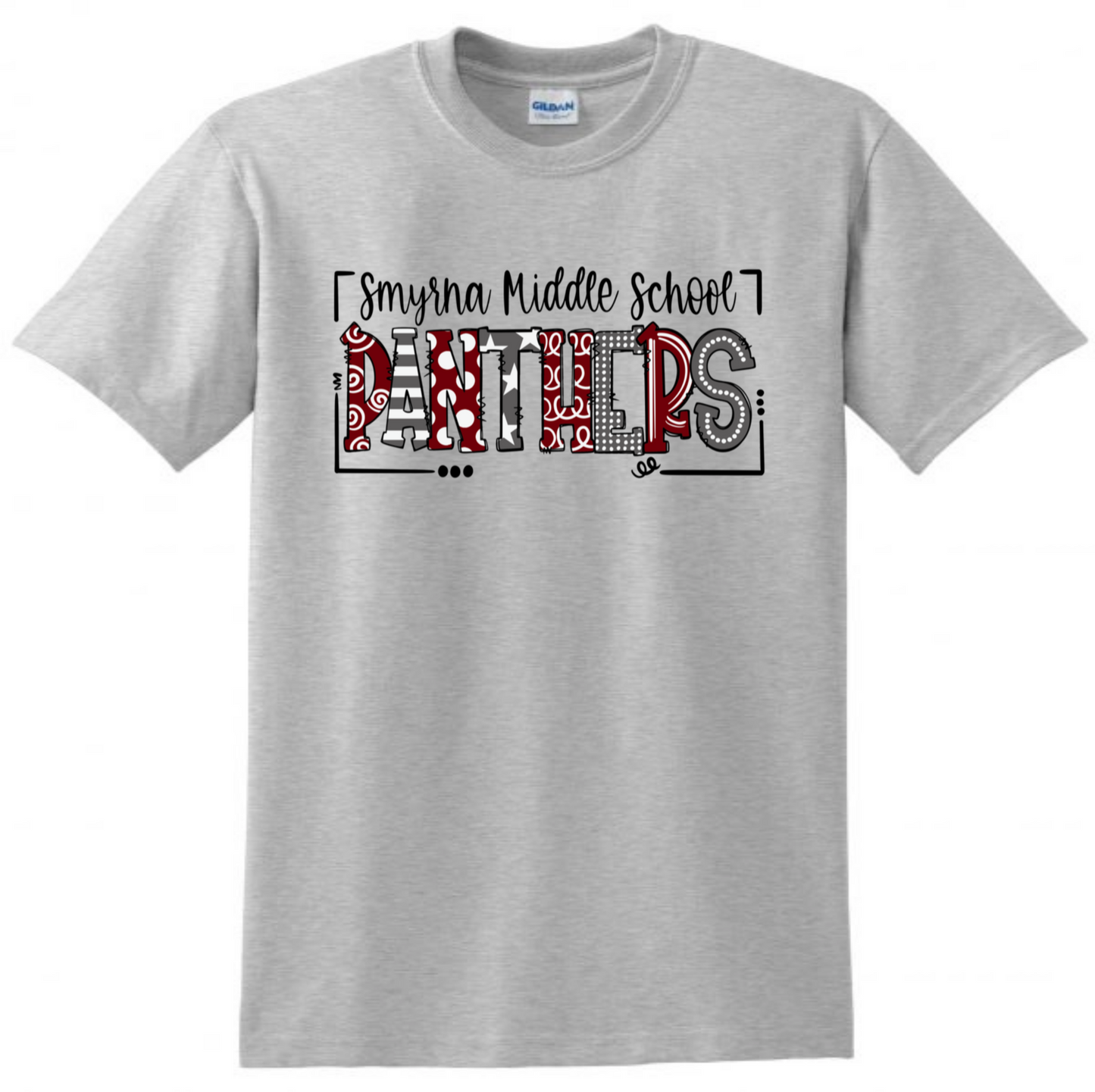Smyrna Middle Doodle Design Tshirt